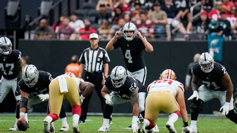 Rookie quarterback Aidan O'Connell's top throws from preseason debut ...