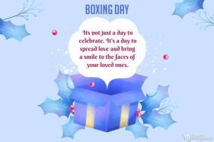 Beautiful Boxing Day Greeting Card Online