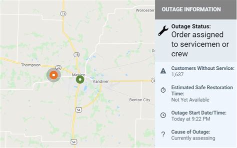 Ameren Mo Power Outage Map – Map VectorCampus Map