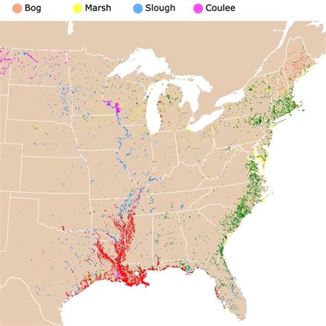 Saltwater Crocodile Habitat Map