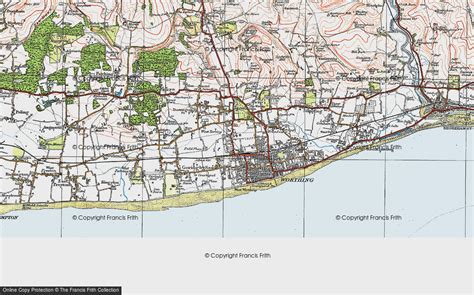 Historic Ordnance Survey Map of Worthing, 1920