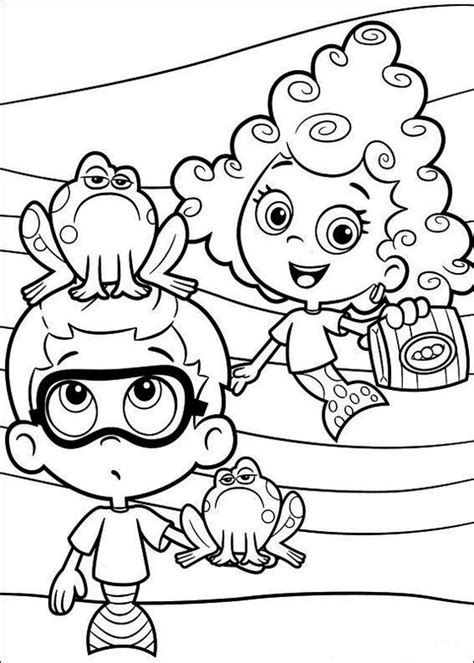 Bubble Guppies Nickelodeon Coloring Pages - Coloring Pages