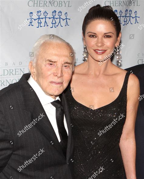 Kirk Douglas Catherine Zetajones Editorial Stock Photo - Stock Image ...