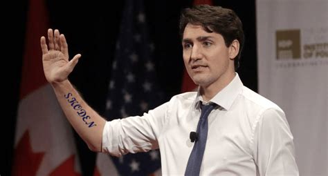 Sudden appearance of Trudeau’s ‘Skoden’ tattoo greeted with boos ...