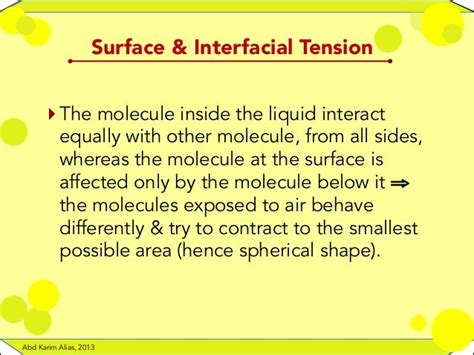 Surface and interfacial tension