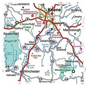 New Hampshire Covered Bridges Map