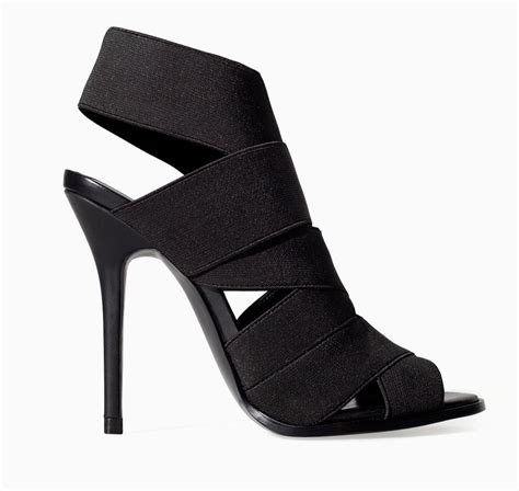 Zara black elastic band high heels ($100) | Best Shoes From Zara March ...