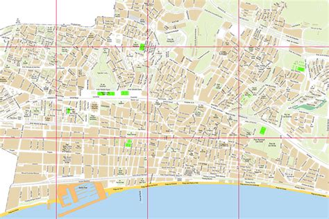 Badalona (barcelona, spain) - city map