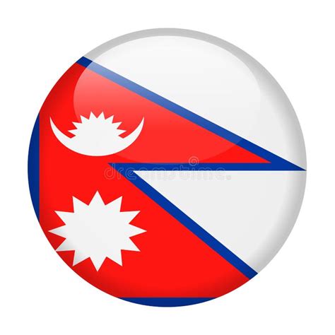 Nepal Flag Vector Square Corner Paper Icon Stock Illustration ...