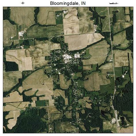 Aerial Photography Map of Bloomingdale, IN Indiana