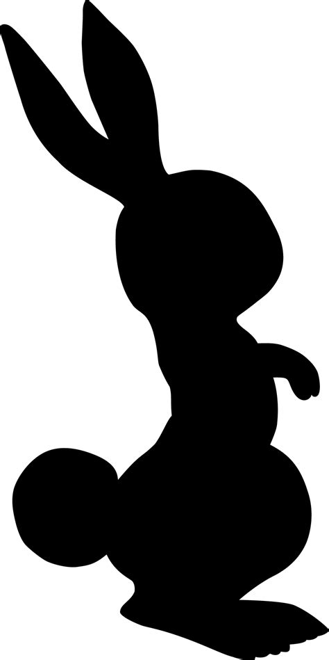 Printable Easter Bunny Silhouette - Printable Word Searches