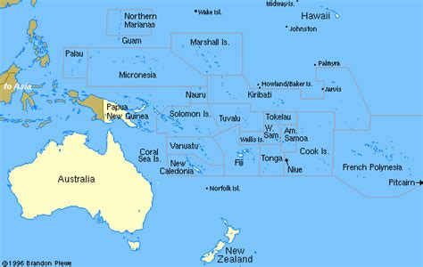 Political Resources on the Net - Map of Oceania