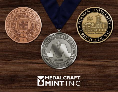 Custom medallions enhance the significance of graduation medals