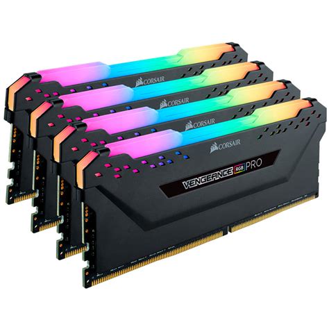 Memoria RAM DDR4 32GB 2666MHz Corsair Vengeance RGB PRO 4x8GB / Negras / CMW32GX4M4A2666C16 | DD ...