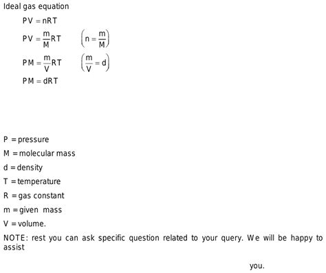 Different forms of ideal gas equation