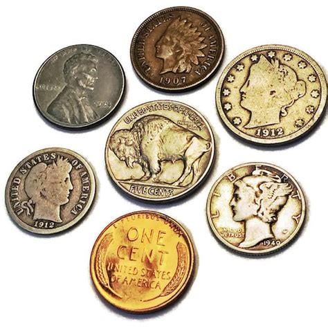 Coin Collection / 7 Rare Coins Set / Collector Set / US Coins - Etsy