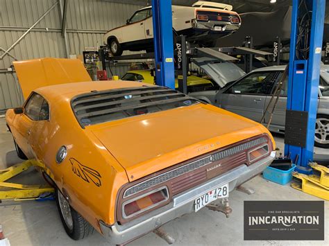 From the collection: The 1973 XA Ford Falcon Superbird Hardtop. She's Yellow Fire, Manual and ...