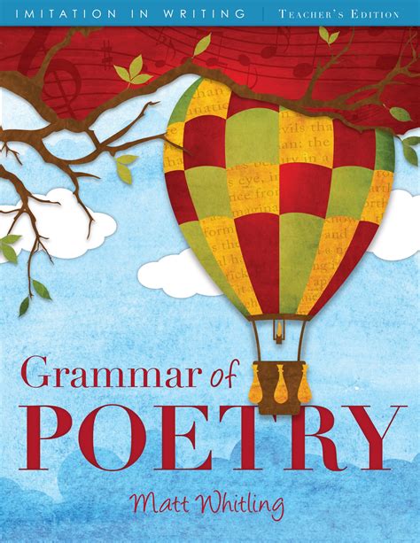 Grammar of Poetry Teacher’s Edition (Dinged and Dented) – Roman Roads Press