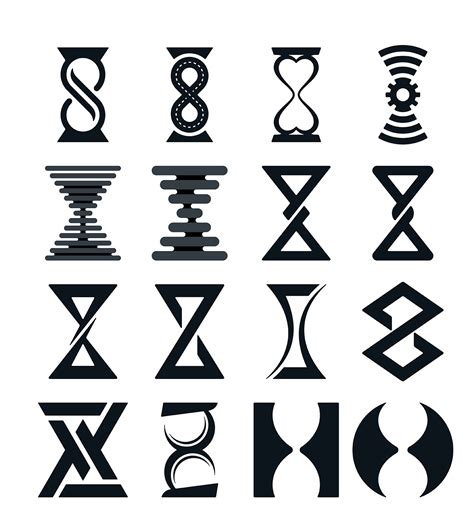 Hourglass Logo Vector Art, Icons, and Graphics for Free Download