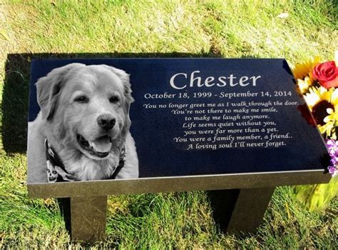 Pet Memorial Stones, Grave Markers, Pet Headstones | Pet headstones ...