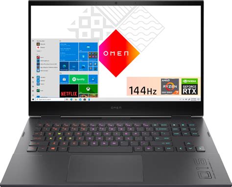 Best Buy: HP OMEN 16.1" Gaming Laptop AMD Ryzen 7 16GB Memory NVIDIA ...