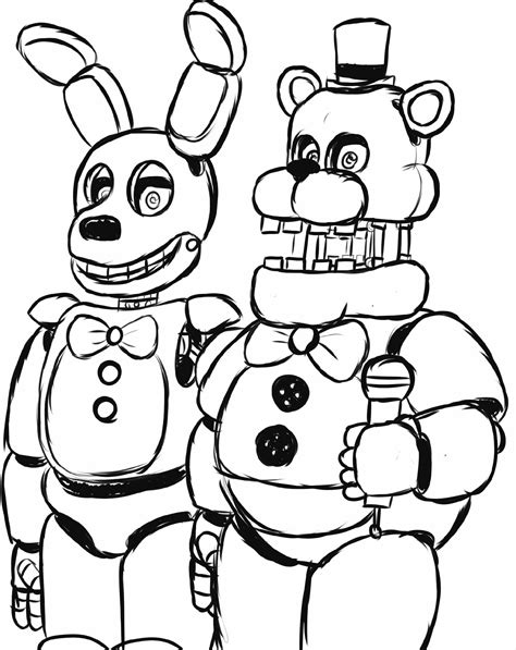 Free Printable Fnaf Coloring Pages