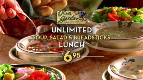 Olive Garden TV Commercial For Unlimited Soup, Salad, And Breadsticks ...