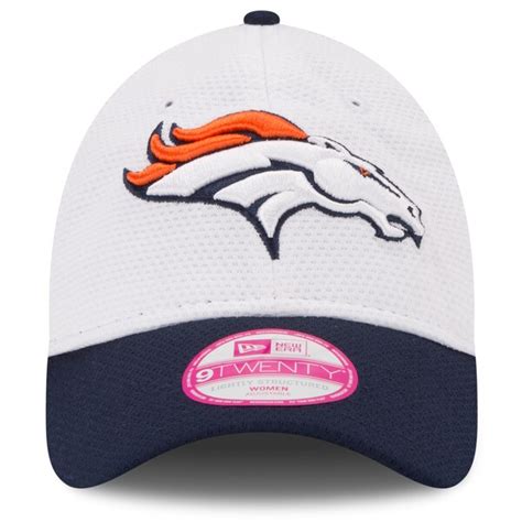 Women's New Era White Denver Broncos Lightly Structured Training Camp ...