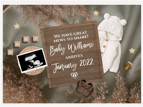 Pregnancy Announcement Template, Halloween Pregnancy Announcement, Pregnancy Announcements, Fall ...