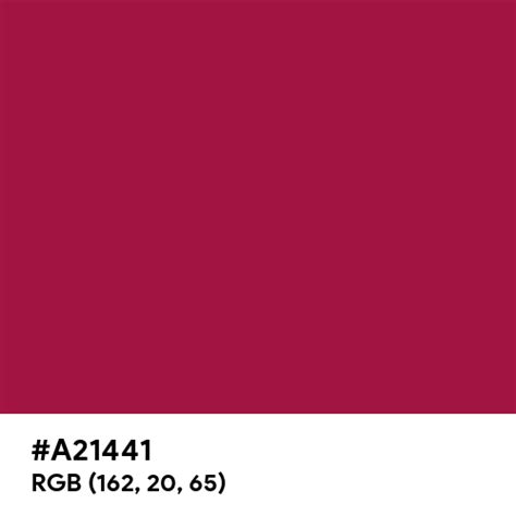 Persian Red (Pantone) color hex code is #A21441