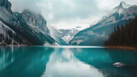 Wallpaper Lake Louise, 4k, HD wallpaper, Сanada, travel, mountain ...