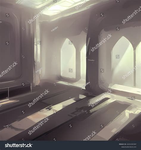 Sci Fi Room Concept Art Idea Stock Illustration 2221191597 | Shutterstock