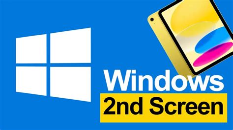 How To Use An iPad As A Second Monitor in Windows | 2nd Screen