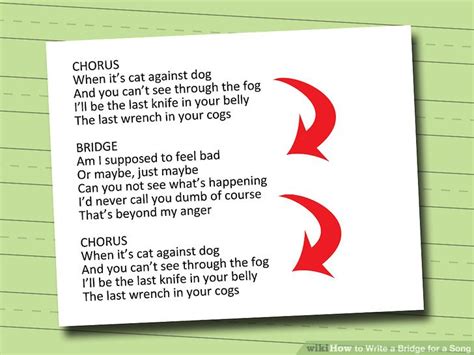 How to Write a Bridge for a Song: 12 Steps (with Pictures)