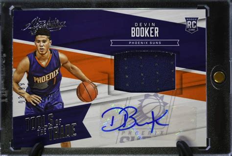 Devin Booker 2015-16 Absolute Memorabilia Tools of the Trade Rookie ...