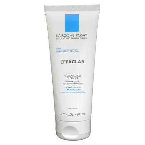 La Roche-Posay - La Roche-Posay Effaclar Medicated Gel Cleanser 6.76 Ounce - Walmart.com ...