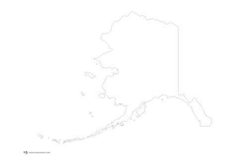 Alaska Outline Vector at Vectorified.com | Collection of Alaska Outline ...