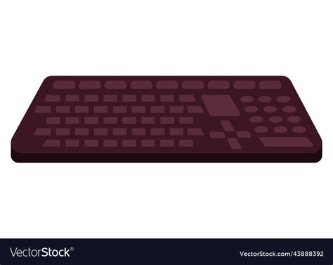 Keyboard computer icon Royalty Free Vector Image