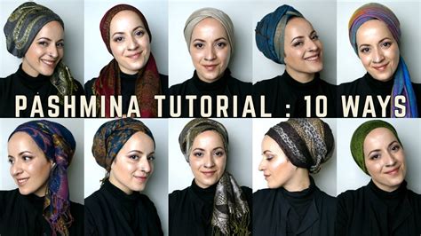 Wrapunzel: 10 Pashmina Tutorials! - YouTube