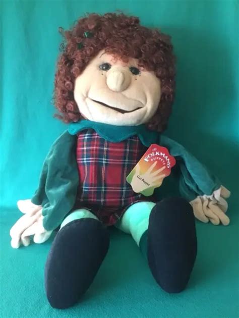 FOLKMANIS FOLKTALE FAIRY Tale Curlylocks Girl Ventriloquist Puppet Plush 24" Tag $19.95 - PicClick
