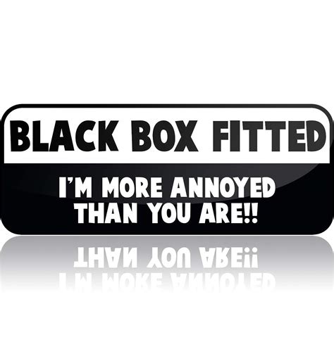 Buy Black Box Car Sticker or Black Box Sticker Car Decals and Funny Stickers | New Driver Car ...