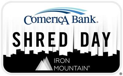 Shred Sensitive Documents, Hunger at Comerica's Mangum Banking Center on April 15