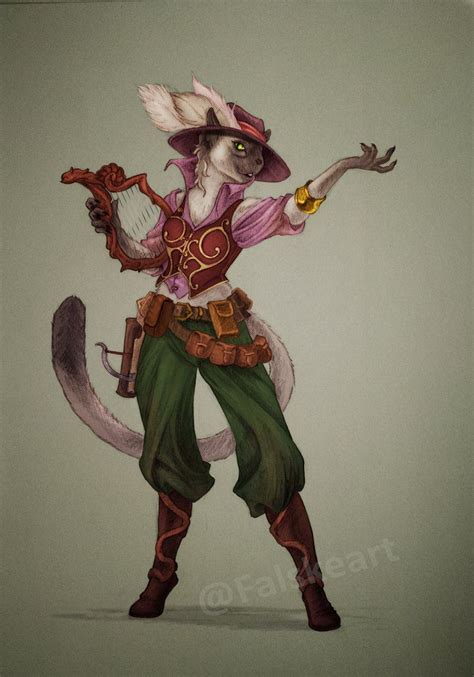 Comission- Tabaxi Bard by https://www.deviantart.com/natteravnen on ...