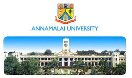 Annamalai University is one of Asia's largest public residential ...