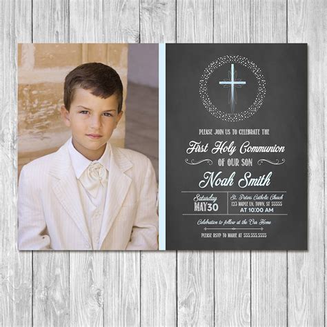 First Holy Communion Invitation Templates