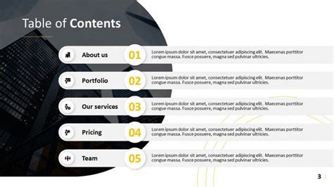 Creative Table of Contents Template | Free PowerPoint Template