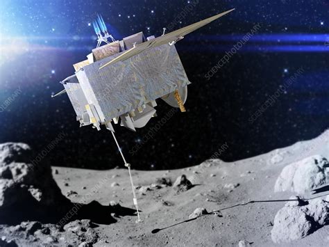 OSIRIS-REx sample collection, illustration - Stock Image - C050/0439 ...