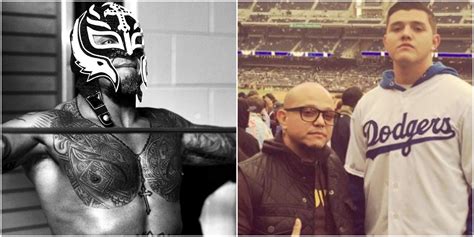 20 Pictures Of Rey Mysterio With No Mask Fans Need To See