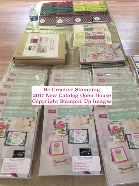 My Stampin' Up! New Catalog Open House and Product Shares! - Be ...