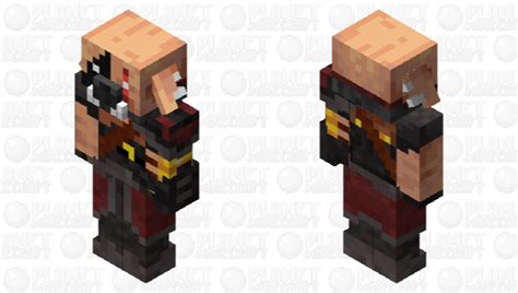 Piglin brute Minecraft Mob Skin